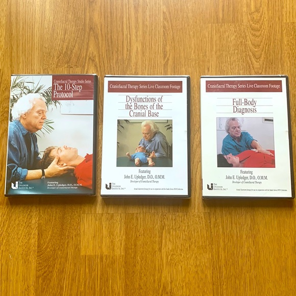 ⭐️ NEW NEVER OPENED ⭐️ Dr Upledger CranioSacral Therapy Instructional DVDs - Picture 1 of 5